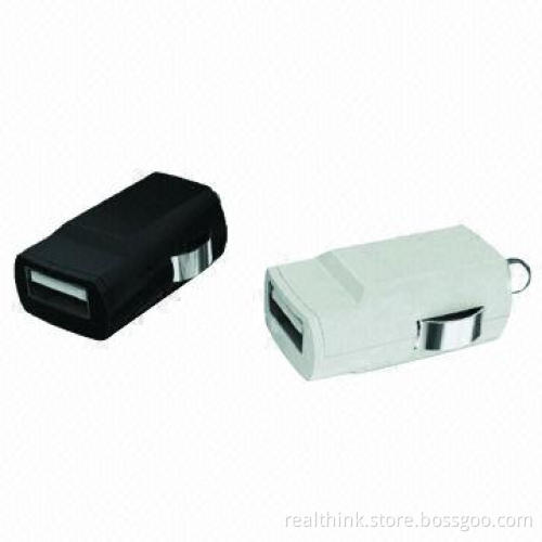 1,000mA In-car Charger for iPhone, iPad and USB Devices